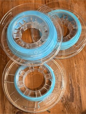 Cotton Candy Light Blue 3-Pack Filament Spools